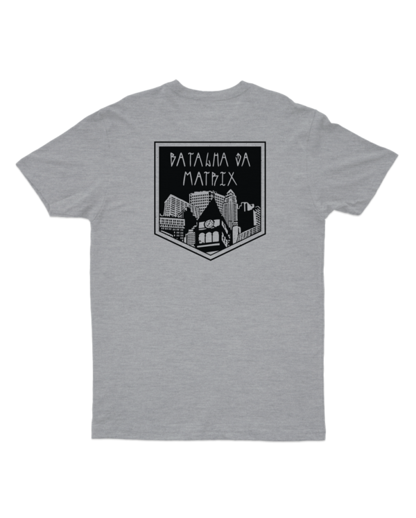 camiseta classica matrix cinza mescla