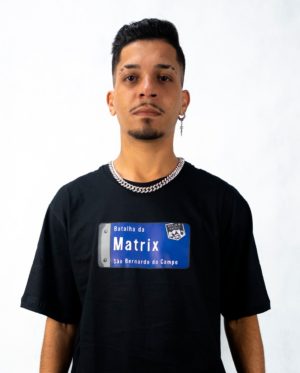 camiseta matrix placa de rua